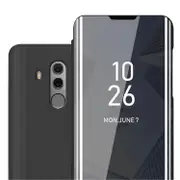 Huawei MATE 10 PRO Case Protective Case - Smartview Design with Mirror TOURMALINE BLACK