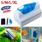 Magnetic Fish Tank Brush Algae Magnet Aquarium Cleaning Glass Aquatic Cleaner AU