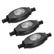 5.5 x 3.5mm Inline Cord Switch Waterproof Appliance Switch Rocker Switch 3pcs