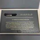 Parker Duofold Pen Black/silver W/ 18k Nib