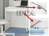 在飛比找Yahoo!奇摩拍賣優惠-╭☆卡森小舖☆╮【IKEA】MICKE 書桌/工作桌, 白色