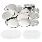 1.72" Blank Button Making Supplies,10Pcs Badge Parts for Button Maker Machine