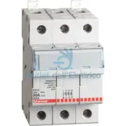 Bticino F313 Fuse Holder Sectioned 8,5X31,5 3P Max 20A 3MOD 400AC