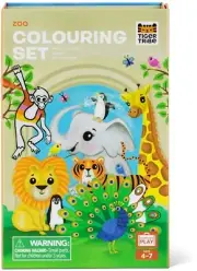Tiger Tribe: Colouring Set - Zoo