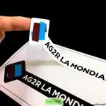 台灣出貨環法AG2R LA MONDIALE車隊貼紙 公路車貼單車架頭盔定制貼紙FACTOR 自行車車貼 山地車車貼 公