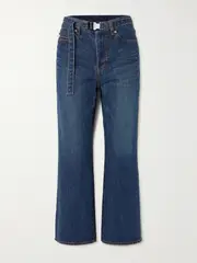 [Sacai] Sacai - Belted Bootcut Jeans - Blue - 3 3 Blue
