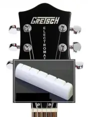 FREE SHIPPING GeetarGizmos SLOTTED BONE NUT for Gretsch Guitars