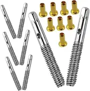 LOLIPPYY 8 Sets Piano Tuning Pins Screws Set Steel Crafted for Guitars Violins Ukuleles Easy Install Enhanced Stability