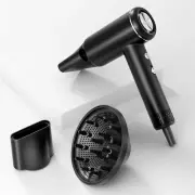 Hair Dryer with Diffuser - Feekaa Travel Ionic Blow Dryer for Curly Hair, Portab