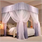 Canopy Mosquito Net for Bedroom Bedroom Bed Curtains Floor to Ceiling Girls Room Blackout Canopy Princess Style (Size: 120 x 200 x 200 cm) (180 x 220 x 200 cm)