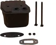 Garden Chainsaw Two Holes Muffler Spare Parts 45cc 52cc 58cc 4500 5200 5800 Chainsaw Muffler Chainsaw Exhaust System