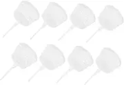 BESPORTBLE 10pcs Fertilizer Box Planting Nutrition Cup Garden Fertilizers with Lid Fertilization Tool Garden Nursery Pot Bonsai Fertilizer Basket Fertilizer Basket with Cover Transparent Pp