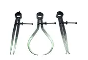 3 Pieces Spring Caliper Set Inside Outside & Divider 12" Inch / 300 Mm Measuring