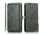 Detachable Phone Case for Easy Portability (Dark Green), Wallet Case for iPhone 6/6S