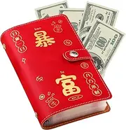 Envelope Savings Challenge Book,2025 Money Clip Large Capacity | Multiple Compartments 50 Sheets Budget Book with Cash Envelopes for Family Or Individuals