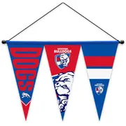 Western Bulldogs AFL Felt Wall Pennant Hanger Flag Banner