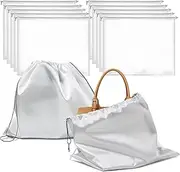 [eggigi] 10 Pack Dust Bags for Handbags, Silk Dust Cover Storage Bags, Shoe Dust Bags for Handbag, Purse, Shoes and Boots