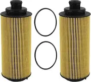 2 Pieces Engine Oil Filter with O-Ring Kit for Chevrolet Trailblazer 2012 2013 2014 Holden Colorado WCO172 12636838 Ryco R2734P accessories