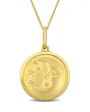 Rina Limor 10K Moon Pendant