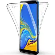 [NWNK13] For Samsung Galaxy A10 Phone Case Slim Fit Heavy Duty Case Dual Layer Hybrid Premium Range Rugged Protective Case Built-in Screen Protector Full Body case (Clear)