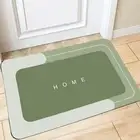 No Trip Hazard Bath Mat Bathroom Doormat Quick-drying Diatom Mud Floor
