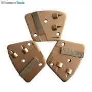 Bolt-on Diamond Floor Grinding Discs, Quarter Round PCD w/Seg, Counter-Clockwise