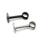 Tube Support Clothes Rod Holder Wardrobe Rail Holder Curtain Rod Bracket