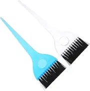 Healeved 12pcs Hairdressing Tint Colour Brush Set Salon Home Use Styling Practice Barber Tool Hair Salon Hairdressing Dyeing Household Dyeing
