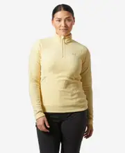 WOMENS DAYBREAKER 1/2 ZIP FLEECE, Yellow Cream | Helly Hansen AU