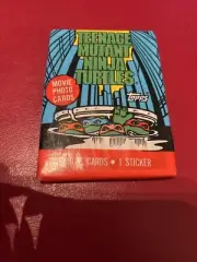 TMNT Teenage Mutant Ninja Turtles Topps Hot Hit Movie Cards 1 Unopened Pack 1990