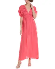MARION Smocked Waist Midi Dress