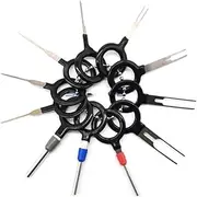 Xiaojiang Store 11Pcs Auto Terminal Removal Tool Car p/Lug Wire Harness Terminal Extraction Pick Connector Crimp Pin Back Needle re/;mo/;ve Tool