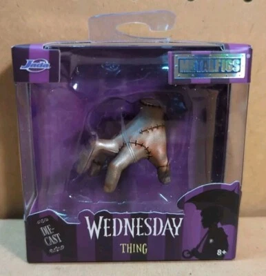 Jada Metalfigs WEDNESDAY Thing Diecast Addams Family Action Figure New......