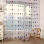 Kids Car Pattern Tulle Sheer Drape Thin Yarn Sheer Curtain for Room Door Window