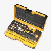 Felo Felo R-GO XL 36 piece Box Sockets, Bits Ergonic Ratchet, INCH