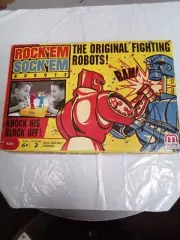 MATTEL GAMES Rock'em Sock'em Robots The Original Fighting Robots / Open Box