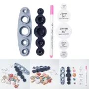 Universal Self Cover Button Making Press Tool For Button Sizes 11 15 19 23 29mm