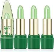 3pcs Aloe Vera Lipstick Magic Temperature Color Change Lipstick Makeup Set