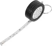 PLAFOPE Sublimation Tire Shape Keychain Measuring Tape Mini Key Holder with Tape Measure Heat Transfer for Quick Measurements Fun Accessories