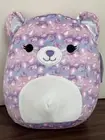 Effie Pink Leopard 10" Squishmallow Plush Cat NWT Pink Purple