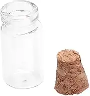Yardenfun 25pcs Mini Glass Bottles Cork for Diy Crafts Home Party for Friends Family