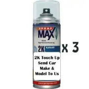 Jeep 2K Touch Up Auto Spray Paint Can Code Solid Or Base Colour 403ml x 3