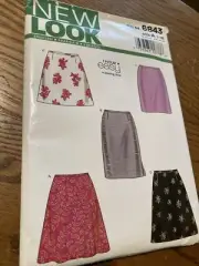 New Look A6843 Misses Sz 8-18 Skirt Various Styles Sewing Pattern UNCUT