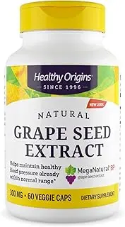 Healthy Origins MegaNatural-BP Grape Seed Extract 300 mg, 60 Veggie Caps