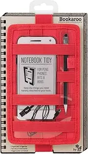 Bookaroo Notebook Tidy - Red