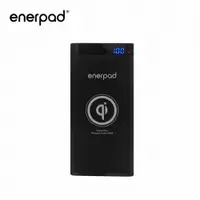 在飛比找蝦皮購物優惠-【enerpad】QI無線充電行動電源10000mAh 黑 