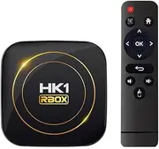 CHROX Android 13.0 TV Box, HK1 RBOX H8S H618 Quad Core 64Bit ARM Cortex A55 CPU, Support 2.4G/5.0G Dual WiFi 4K Utral HD H.265 Bluetooth 4.0 100M Ethernet Set Top Box,4gb+32gb