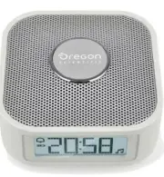 New Oregon CP100S Clock/ Bluetooth Speaker - Silver with GEN OREGON WARR