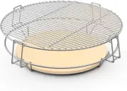 Barbecue Cooking Grate System BBQ Grilling Rack Grid for Weber 22" Kettle Grills