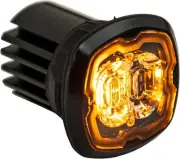 8892412 - 1.5 in. Flush/Surface Mount Amber/Clear LED Strobe Light